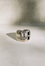 Load image into Gallery viewer, Postmodern Chunky White Topaz Ring
