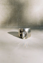 Load image into Gallery viewer, Postmodern Chunky White Topaz Ring
