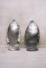 Load image into Gallery viewer, Large Stamped Fish Earrings
