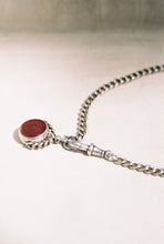 Load image into Gallery viewer, Albert Chain with T-Bar and Double Sided Spinner Fob
