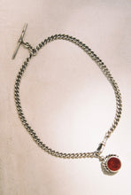 Load image into Gallery viewer, Albert Chain with T-Bar and Double Sided Spinner Fob
