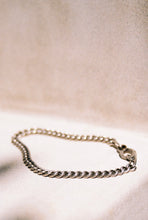 Load image into Gallery viewer, Antique Curb Link Bracelet with Bypass Clasp
