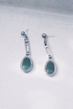 Load image into Gallery viewer, Mid-Century Jade Drop Earrings
