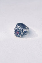 Load image into Gallery viewer, Brutalist Tourmaline Shield Ring
