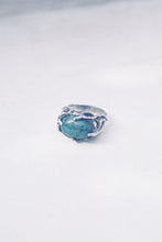 Load image into Gallery viewer, Vining Prong Chrysocolla Ring
