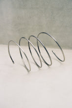 Load image into Gallery viewer, Modernist Spiral Cuff Bracelet
