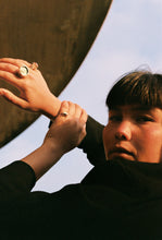 Load image into Gallery viewer, Danish Modernist Raw Turquoise Ring
