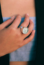 Load image into Gallery viewer, Danish Modernist Raw Turquoise Ring
