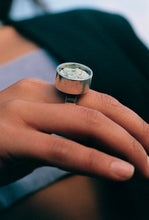Load image into Gallery viewer, Danish Modernist Raw Turquoise Ring
