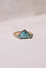 Load image into Gallery viewer, Postmodern Boulder Opal and Gold Ring
