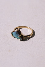 Load image into Gallery viewer, Postmodern Boulder Opal and Gold Ring
