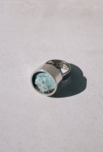 Load image into Gallery viewer, Danish Modernist Raw Turquoise Ring
