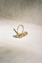 Load image into Gallery viewer, Modernist Double Spiral Gold Ring
