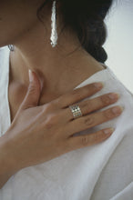 Load image into Gallery viewer, Casa Spratling Wide Stacked Graphic Ring
