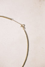 Load image into Gallery viewer, Italian Gold Tube Slider Chain Necklace
